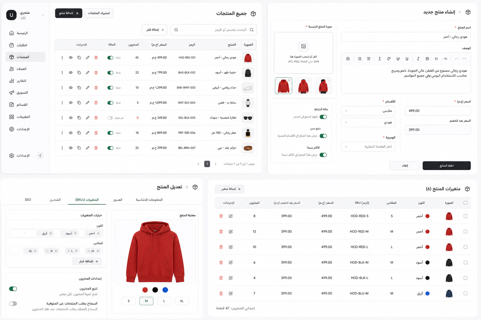 Dashboard overview screenshot